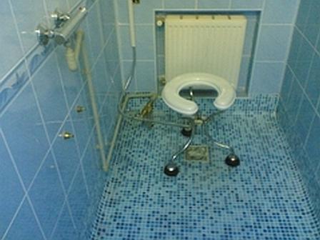 Восходящий душ с лазером