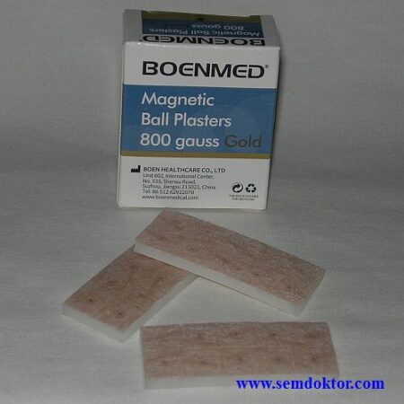 Магнитные шарики для цуботерапии позолоченные